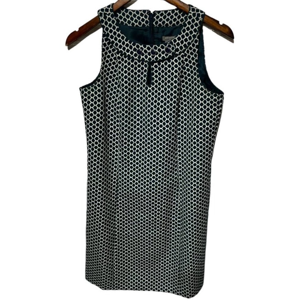 Women's Ann Taylor Green/White Dress Size 6